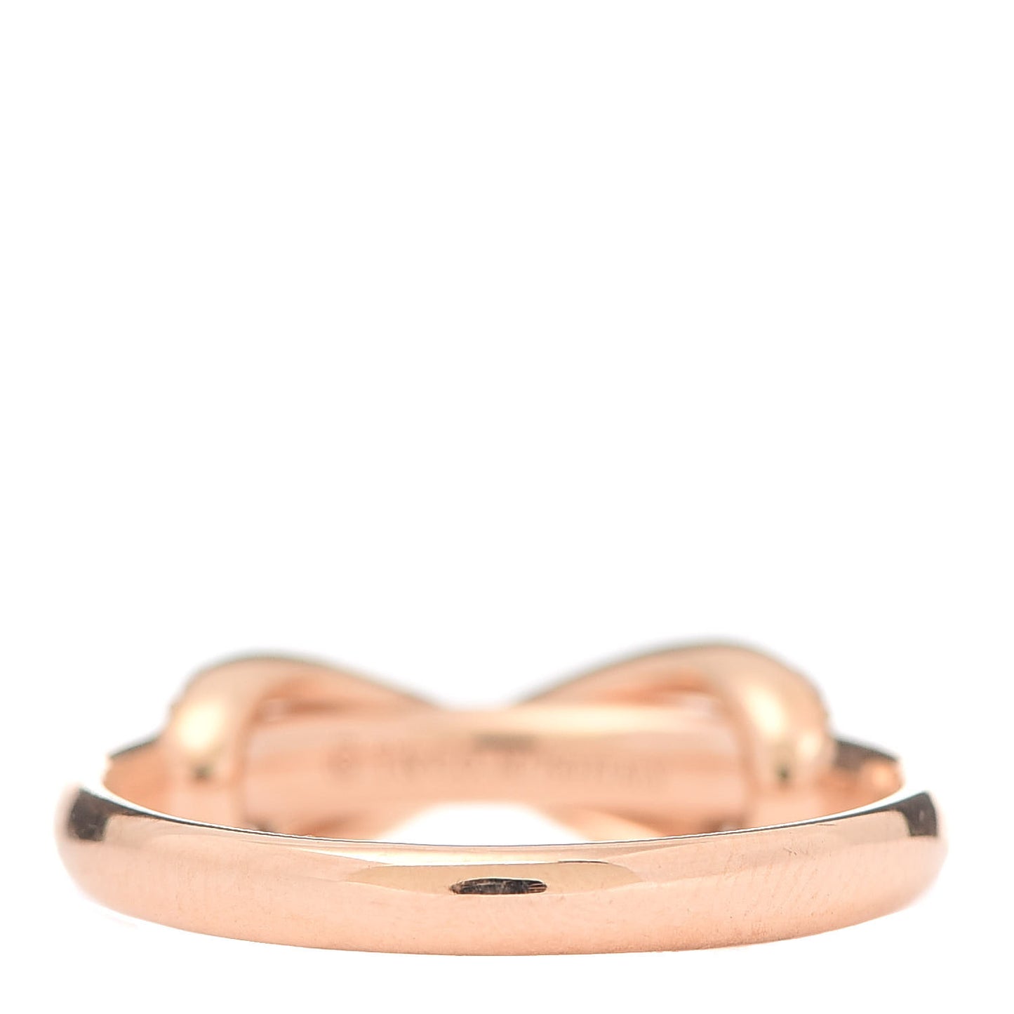 18K Rose Gold Diamond Infinity Ring 50 5.25