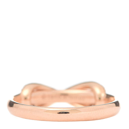 Tiffany 18K Rose Gold Diamond Infinity Ring 50 5.25 3 of 5