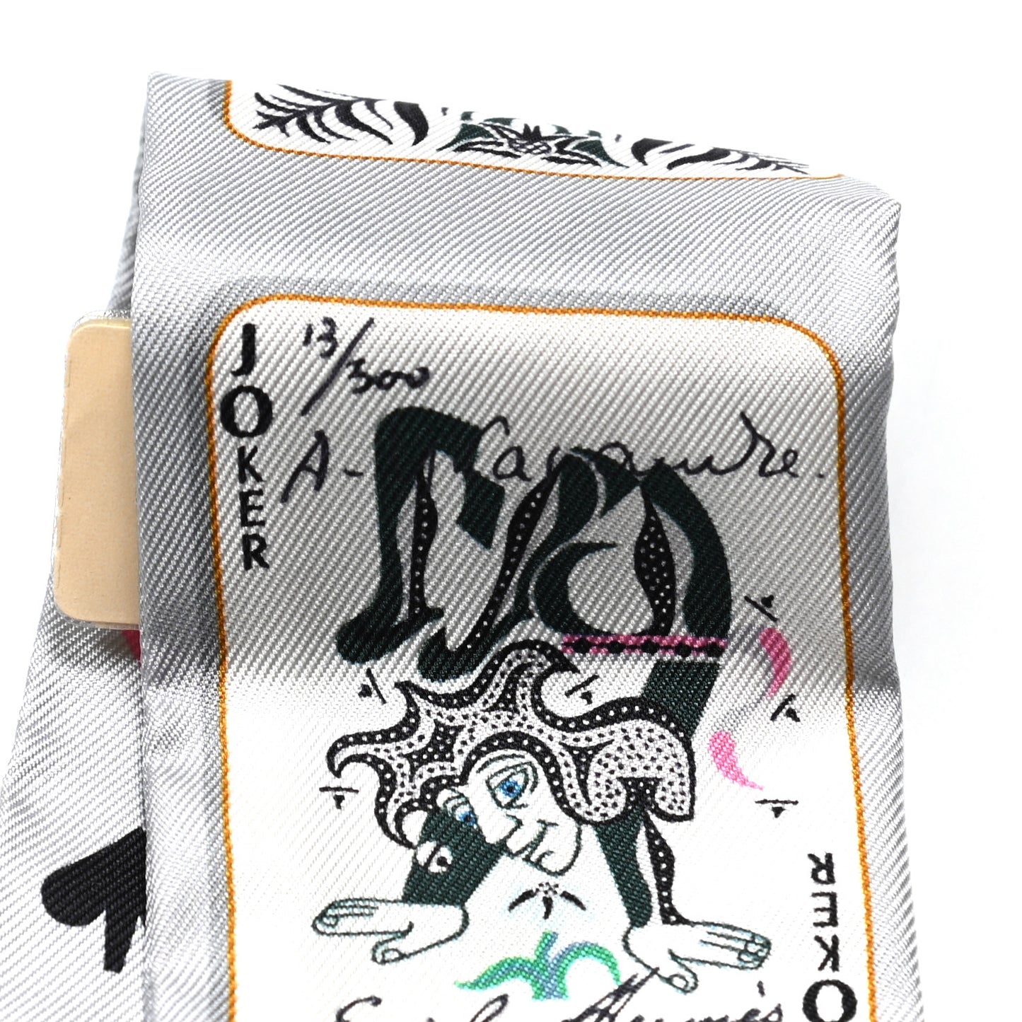 Silk Jeu de Cartes Twilly Gris Perle Rose Black