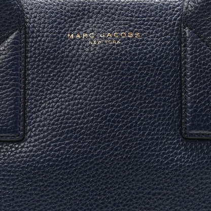 Marc Jacobs Pebbled Calfskin Gotham Bauletto Satchel Blue 7 of 9