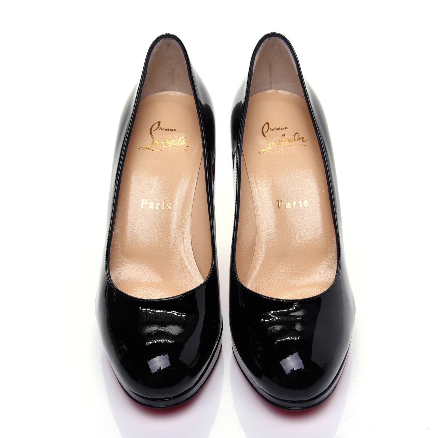 Christian Louboutin Patent New Simple 100 Pumps 36.5 Black 7 of 11