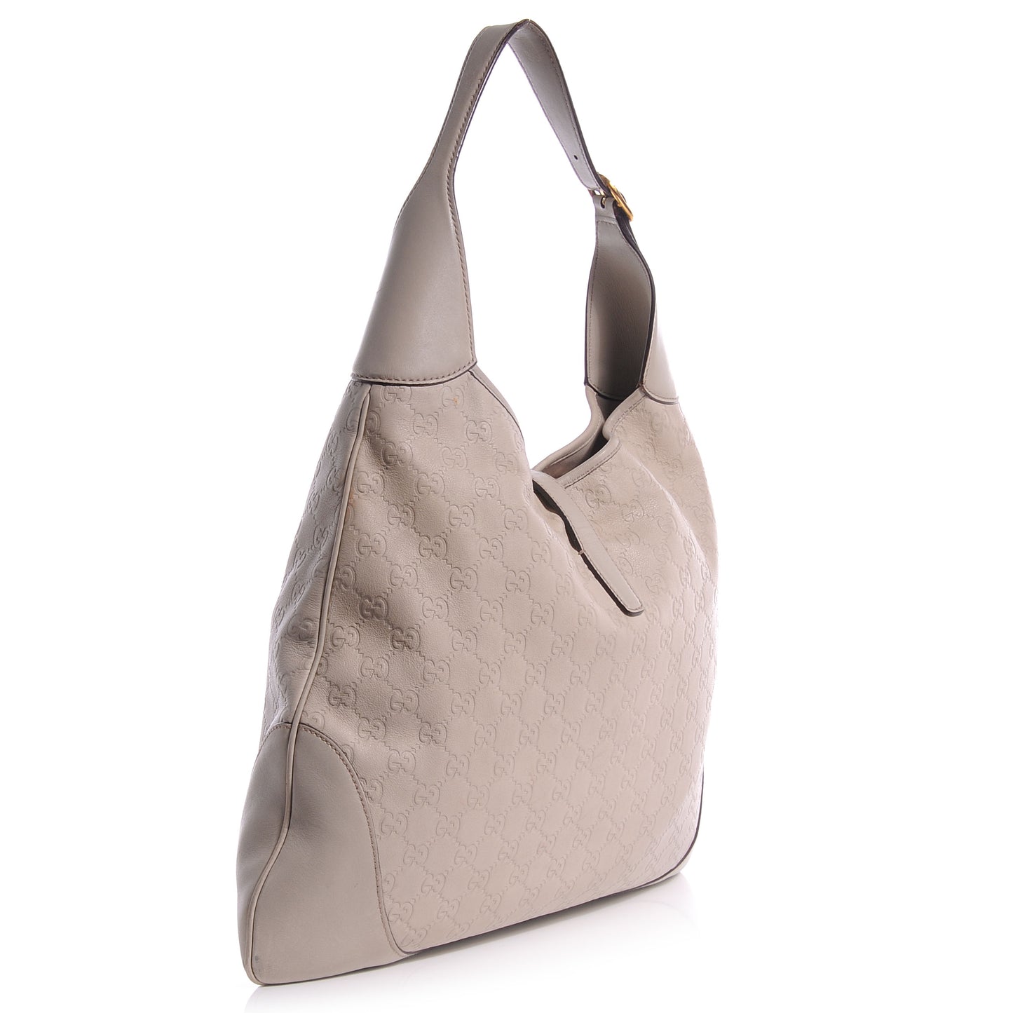 Guccissima Jackie O Bouvier Hobo Ivory