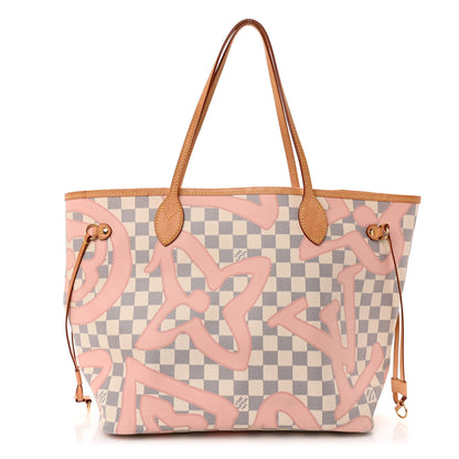 Louis Vuitton Damier Azur Tahitienne Neverfull MM 3 of 11
