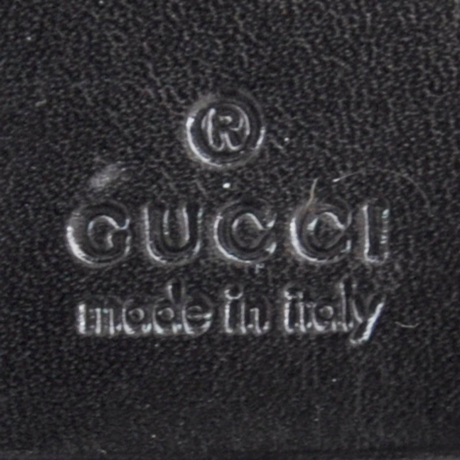 Gucci Patent Britt Continental Wallet Black 8 of 11