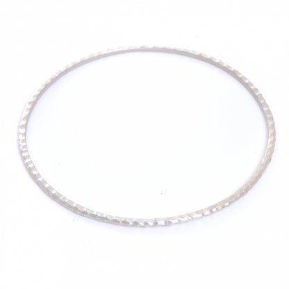 Tiffany Sterling Silver Paloma Picasso Hammered Bangle 1 of 4