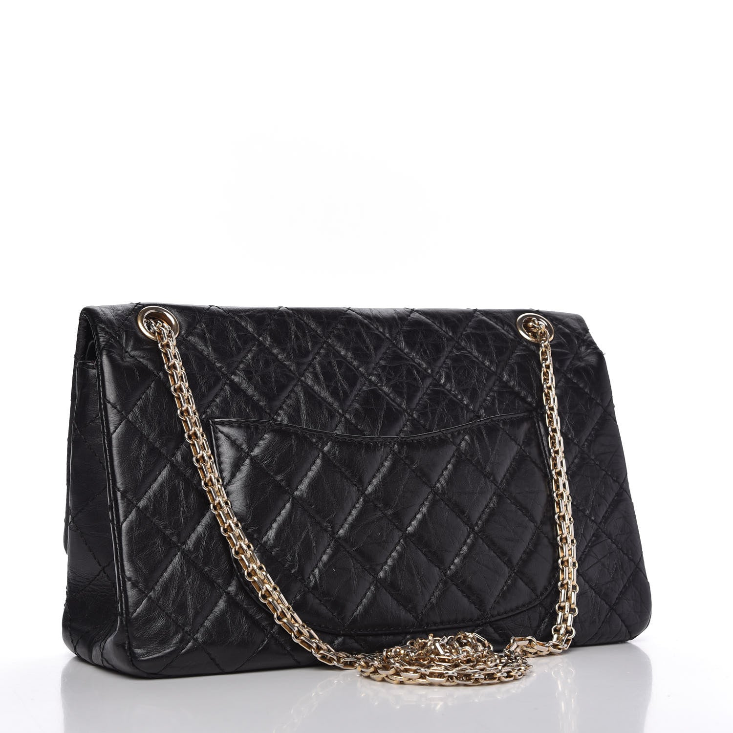 Chanel Aged Calfskin Quilted 2.55 Reissue 226 Flap Black 3 of 10