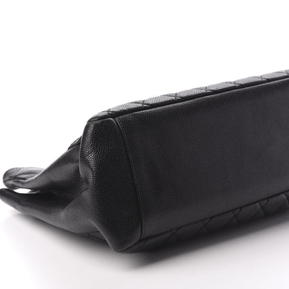 Chanel Caviar Quilted Grand Shopping Tote GST Black 5 of 9