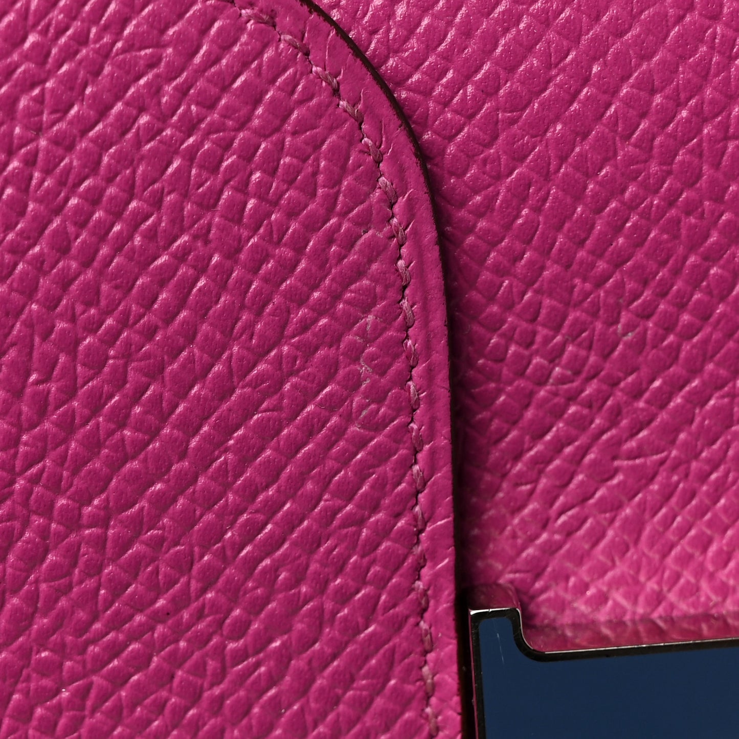 Epsom Enamel Constance Short Wallet Magnolia Bleu Brighton
