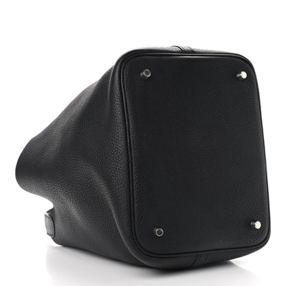 Hermes Taurillon Clemence Picotin Lock 22 MM Black 4 of 9