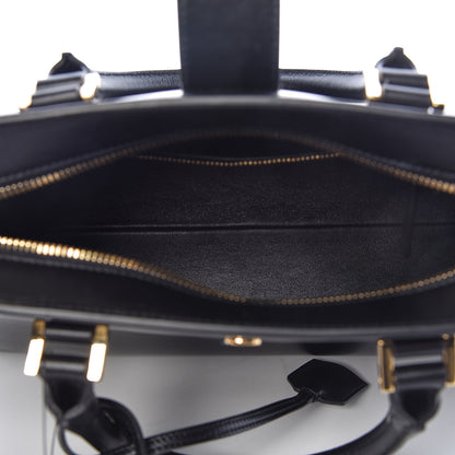 Saint Laurent Calfskin Small Monogram Cabas Black 5 of 10