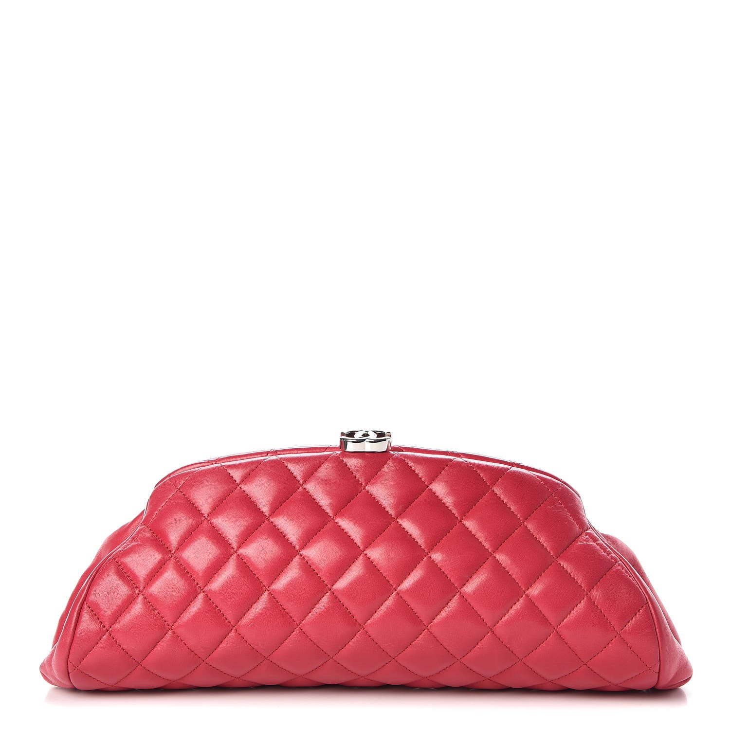 Chanel Lambskin Quilted Timeless Clutch Fuchsia 1 of 7