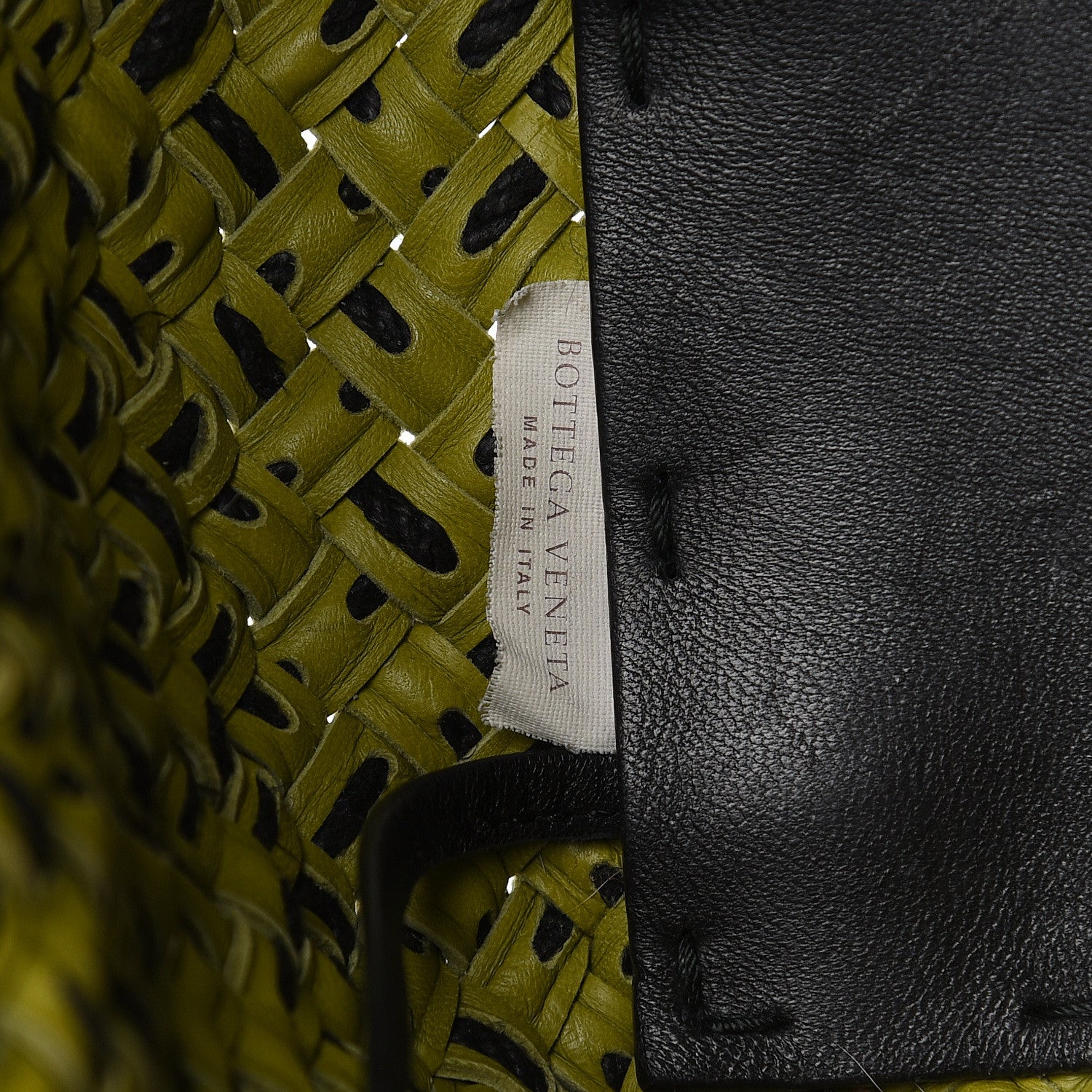 Bottega Veneta Nappa Intrecciato Large Cabat Green Black 6 of 17