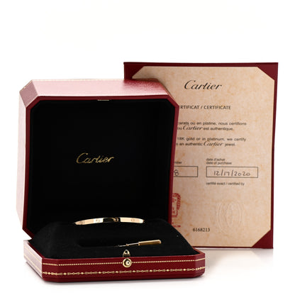 Cartier 18K Yellow Gold Small LOVE Bracelet 16 5 of 5