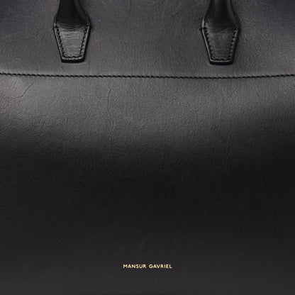Mansur Gavriel Calfskin Mini Travel Crossbody Bag Black Flamma 9 of 9