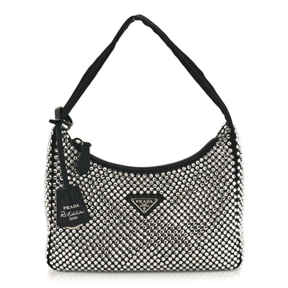 Prada Satin Crystal Mini Re-Edition 2000 Bag Cristal 1 of 9