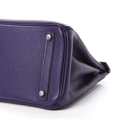 Hermes Togo Birkin 30 Iris 7 of 12
