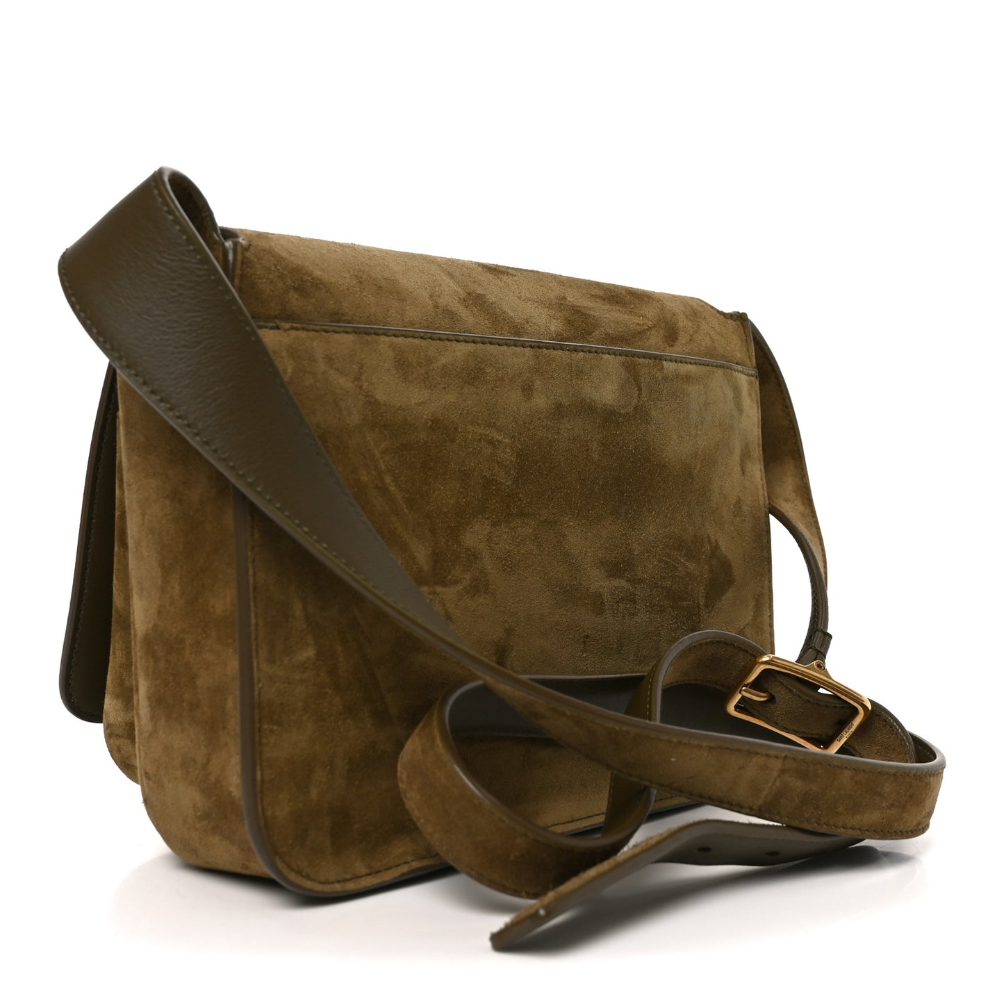 Suede Besace Niki Satchel New Barley