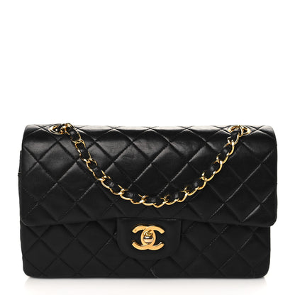 Chanel Lambskin Quilted Small Double Flap Black 1 of 9