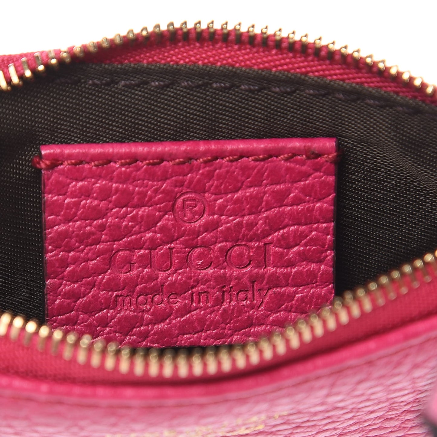 Dollar Calfskin Swing Key Case Blossom