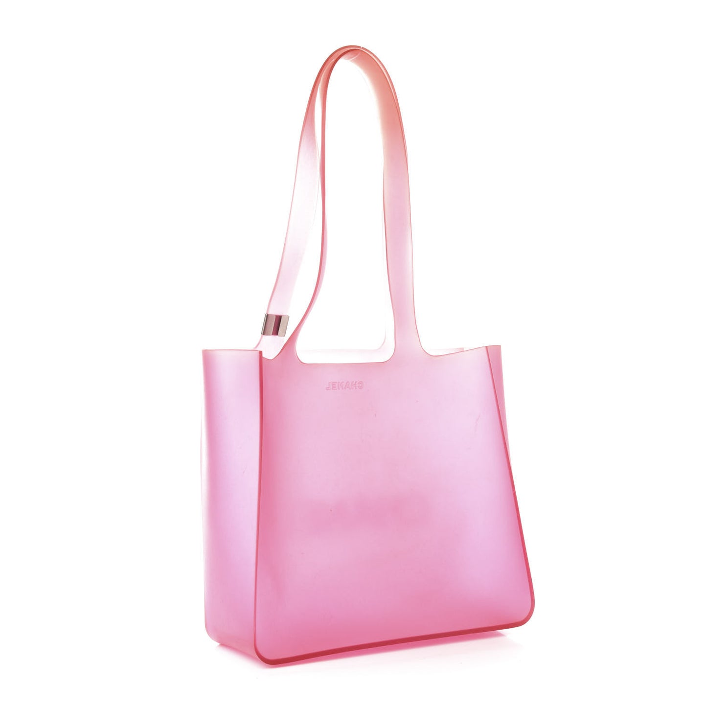 Jelly Rubber Tote Pink
