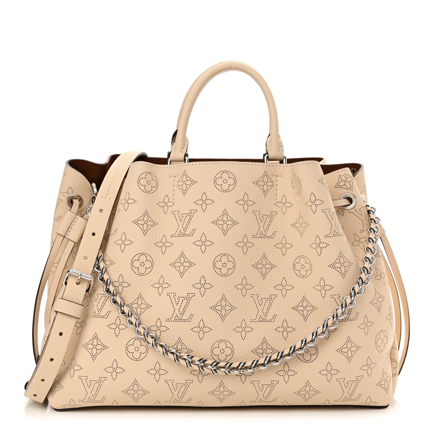 Louis Vuitton Mahina Bella Tote Creme Beige 1 of 9