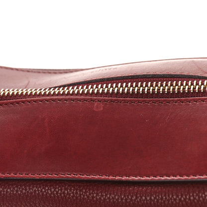 Celine Goatskin Smooth Calfskin Small Ring Bag Dark Ruby 13 of 14