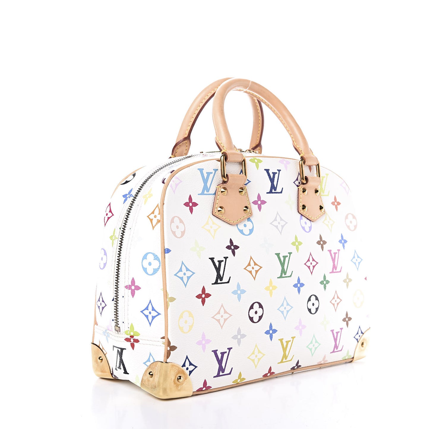 Monogram Multicolor Trouville White