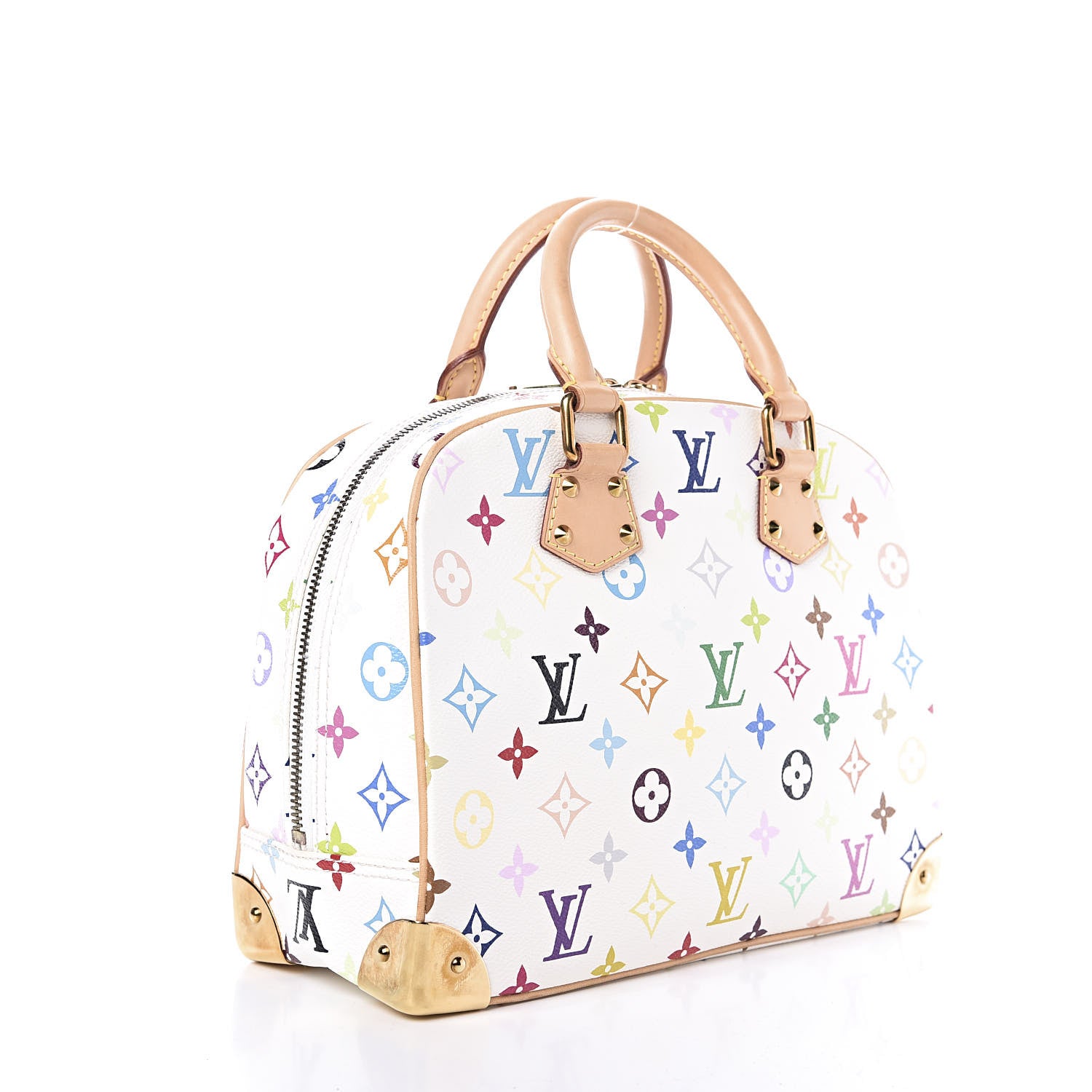 Louis Vuitton Monogram Multicolor Trouville White 3 of 8