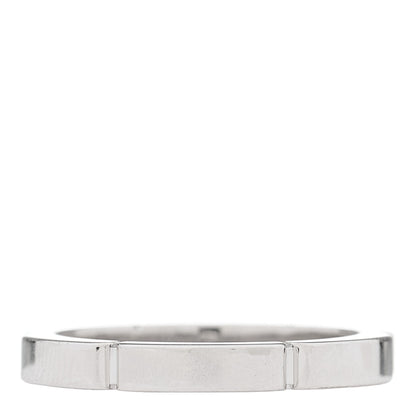 Cartier 18K White Gold Diamond Maillon Panthere Wedding Band Ring 49 5 3 of 4