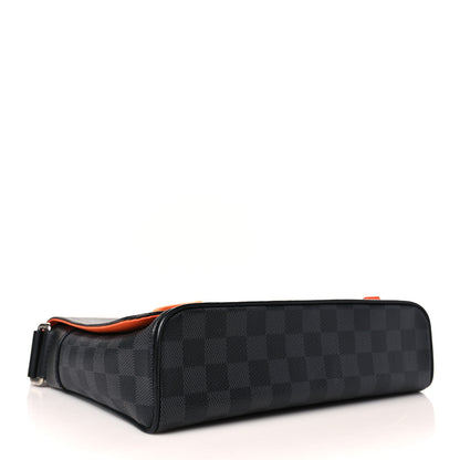 Louis Vuitton Damier Graphite District PM Orange 4 of 10