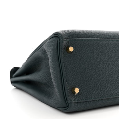 Hermes Togo Kelly Retourne 28 Vert Cypress 9 of 10