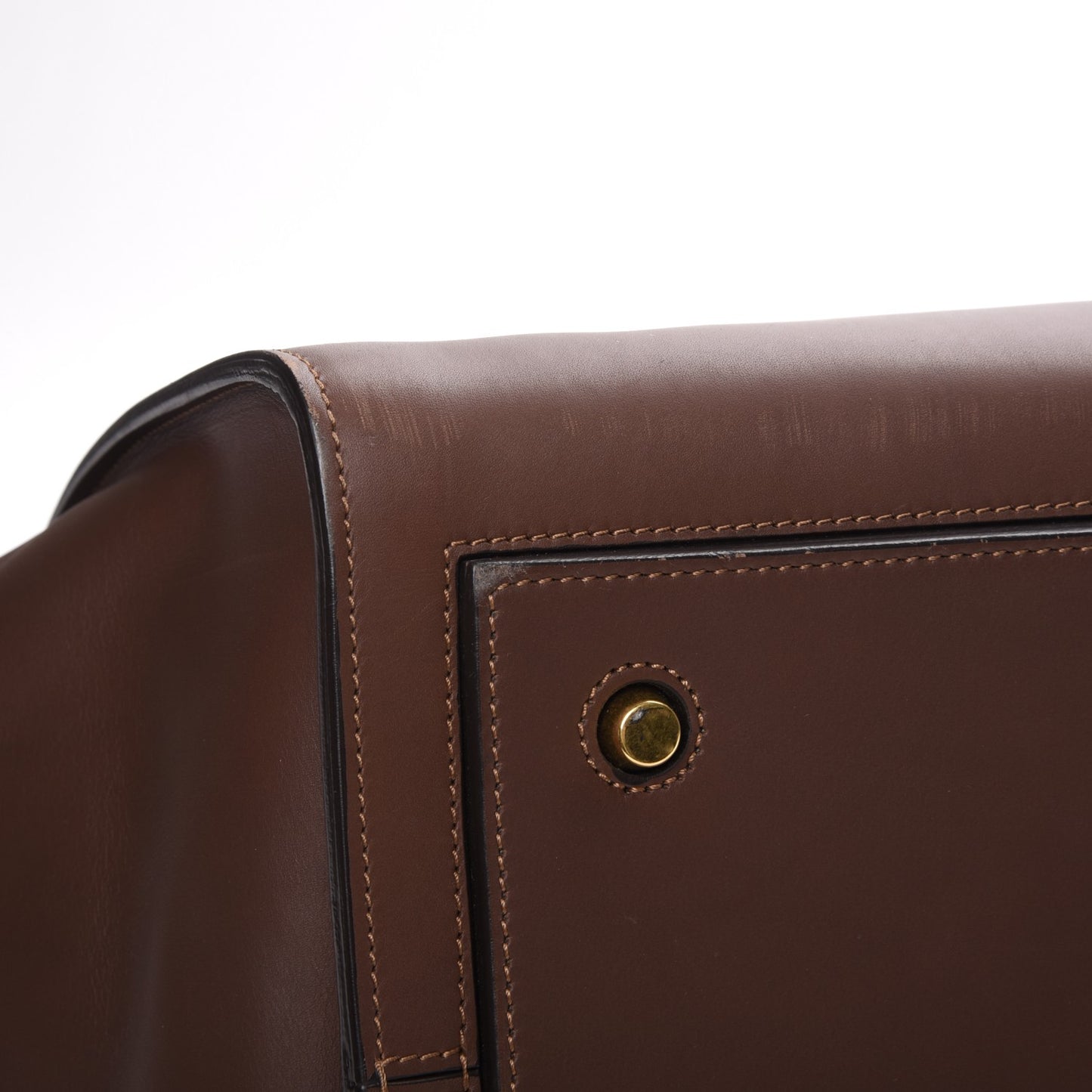 Natural Calfskin Medium Tie Knot Tote Acajou