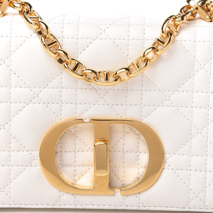 Christian Dior Lambskin Cannage Small Caro Bag White 10 of 10