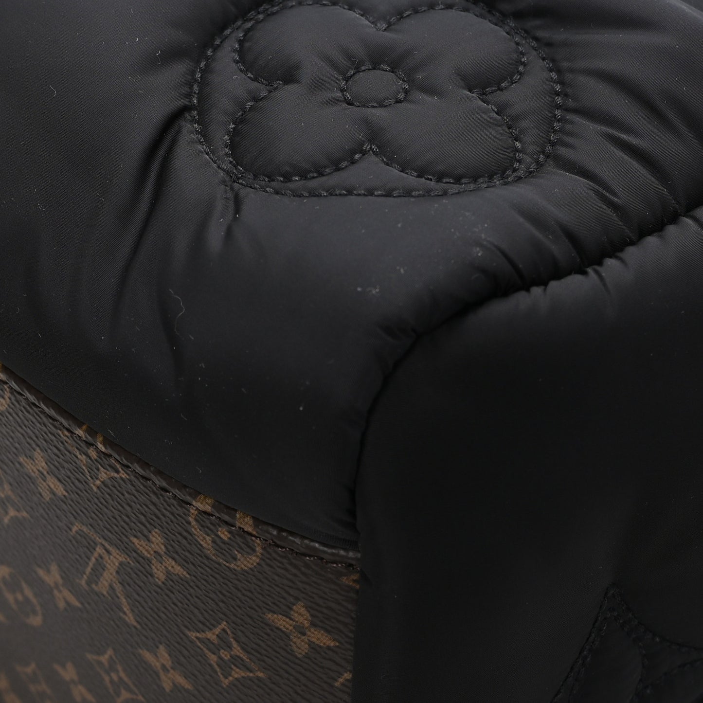 Econyl Monogram Pillow Giant Onthego MM Black