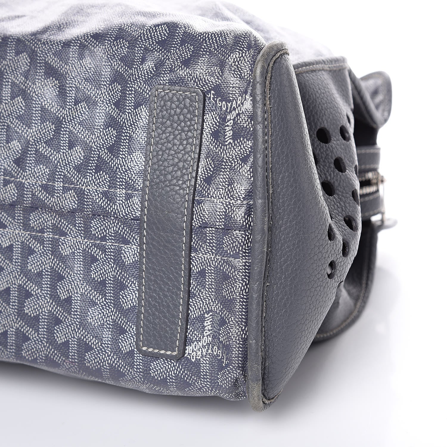 Goyard Goyardine Sac Hardy Pet Carrier PM Grey 24 of 29