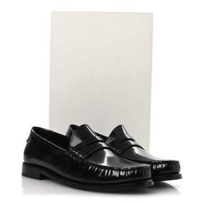 Saint Laurent Magnum Calfskin Le Loafer 15 Moccasin  39 Black 13 of 13