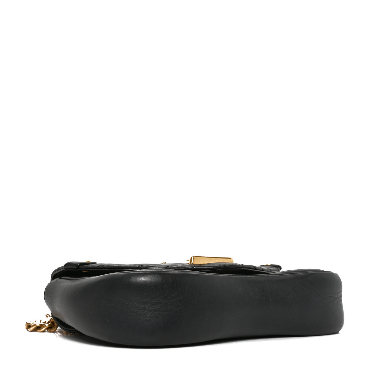 Calfskin New Wave Chain PM Black