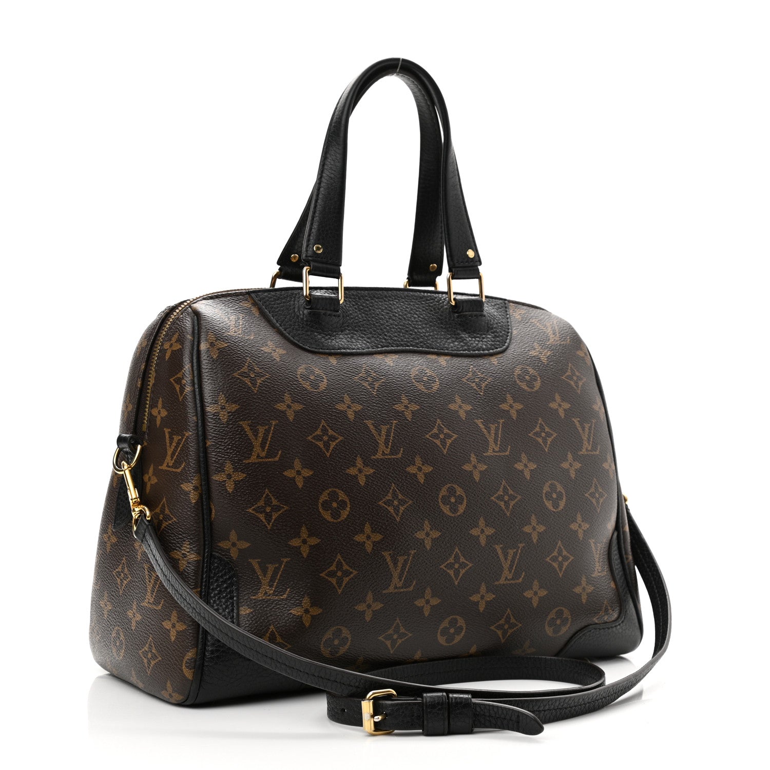 Louis Vuitton Monogram Retiro NM Black 2 of 15