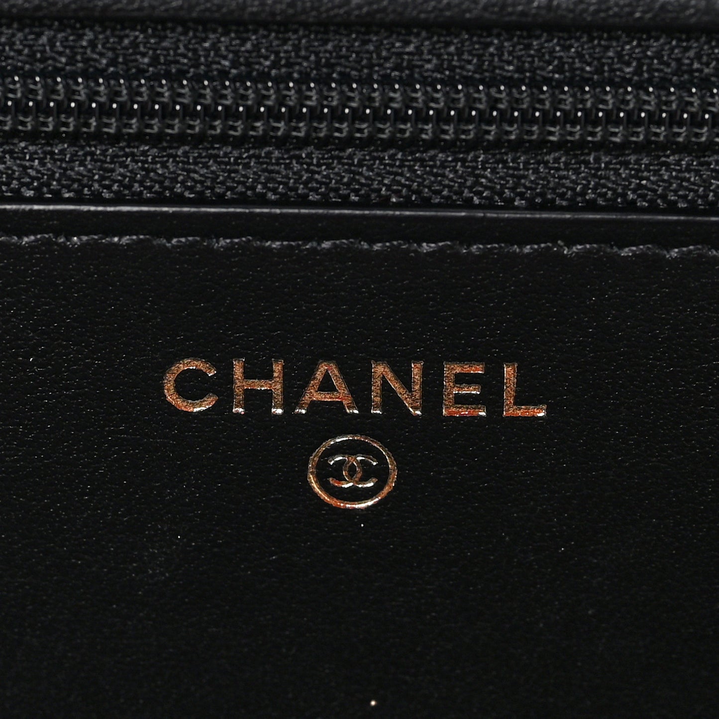 Caviar Quilted Boy Wallet On Chain WOC Black