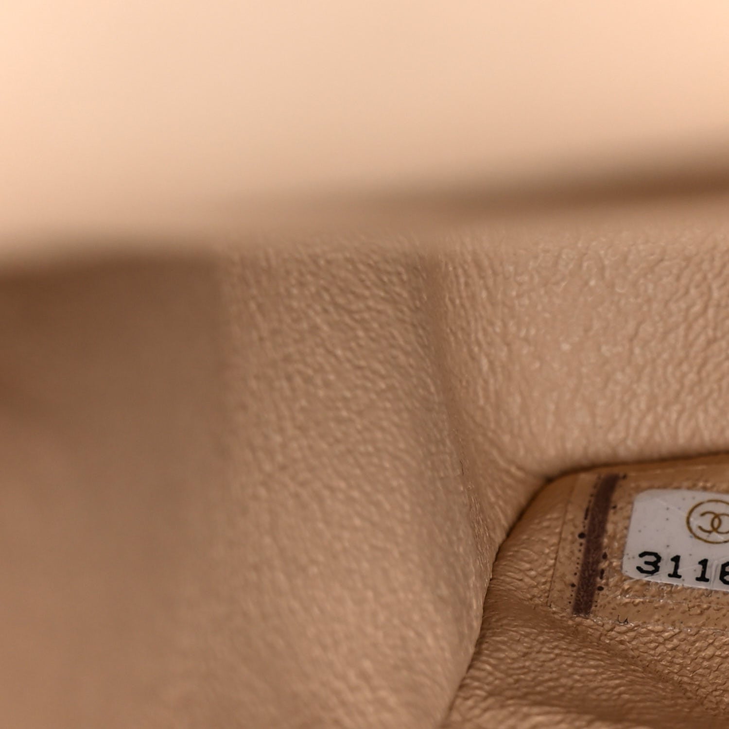 Chanel Caviar Quilted Medium Double Flap Beige 7 of 10