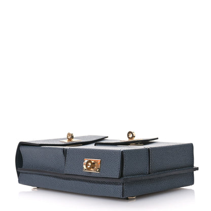 Hermes Epsom Kelly Multi Pocket Pochette To Go Gris Misty 4 of 11