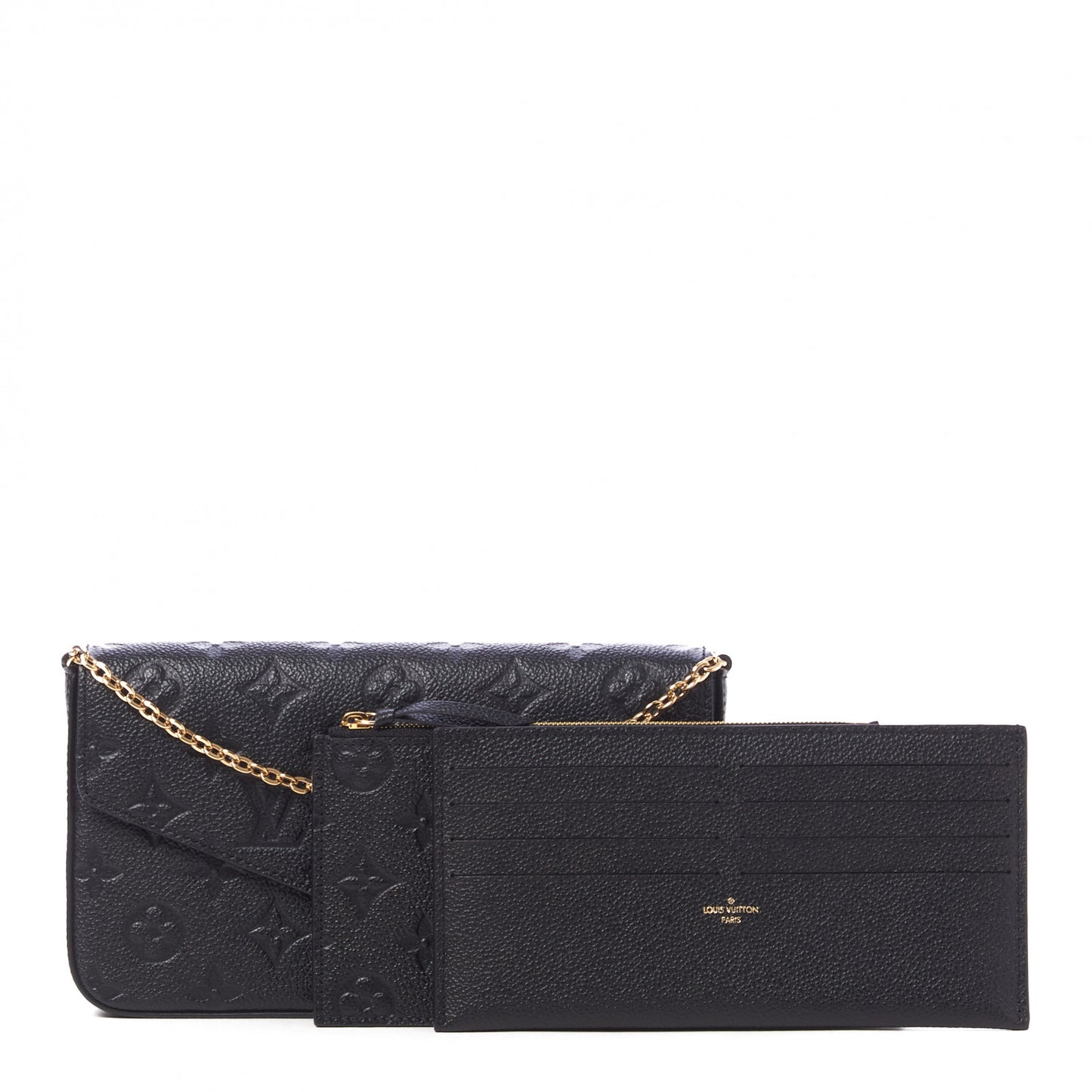 Empreinte Pochette Felicie Chain Wallet Black