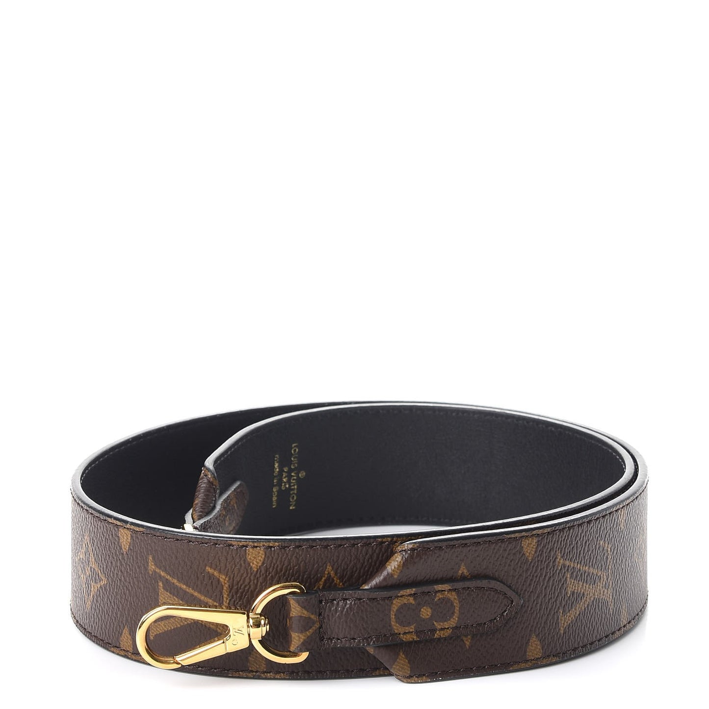 Monogram Bandouliere Shoulder Strap Black