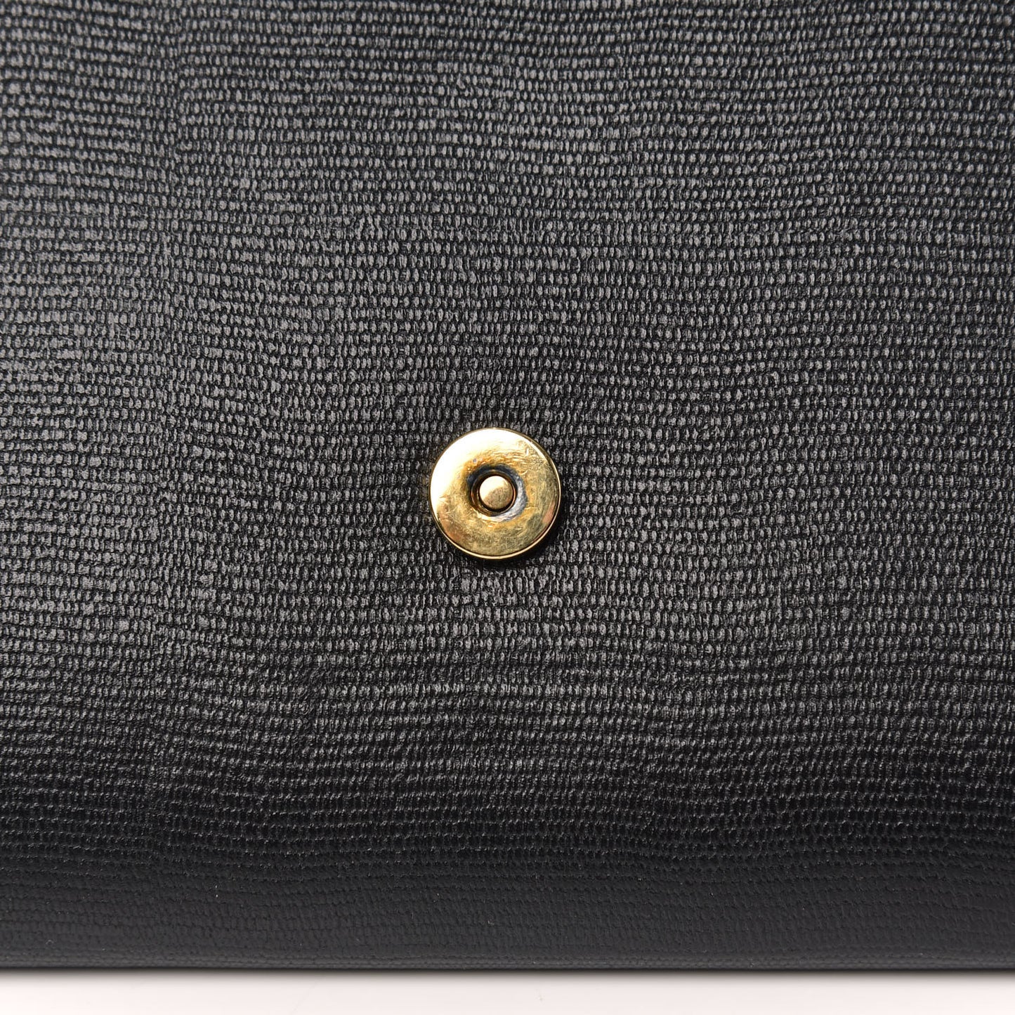 Textured Calfskin Y Ligne Clutch Black