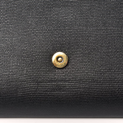 Saint Laurent Textured Calfskin Y Ligne Clutch Black 7 of 10