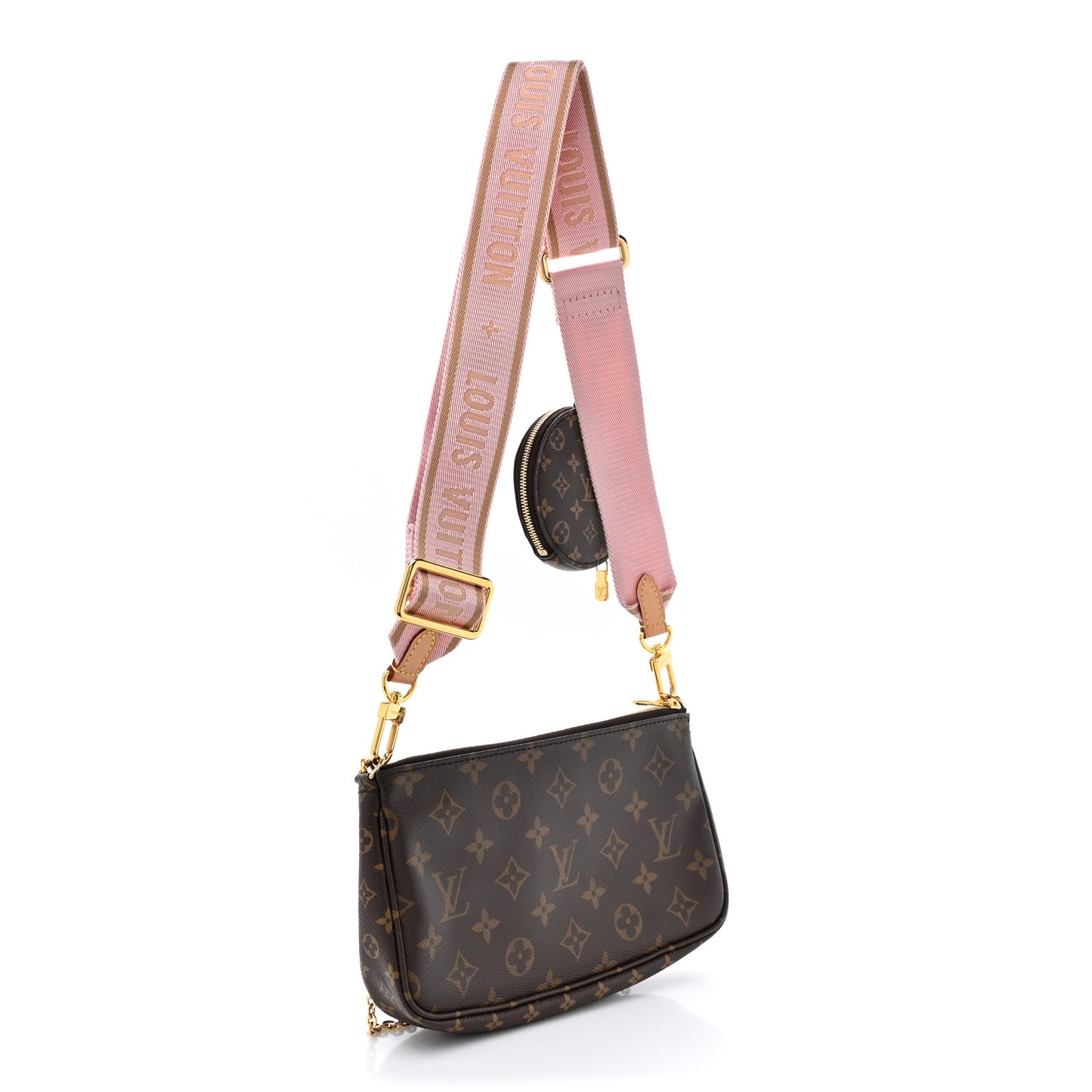 Monogram Multi Pochette Accessories Rose Clair
