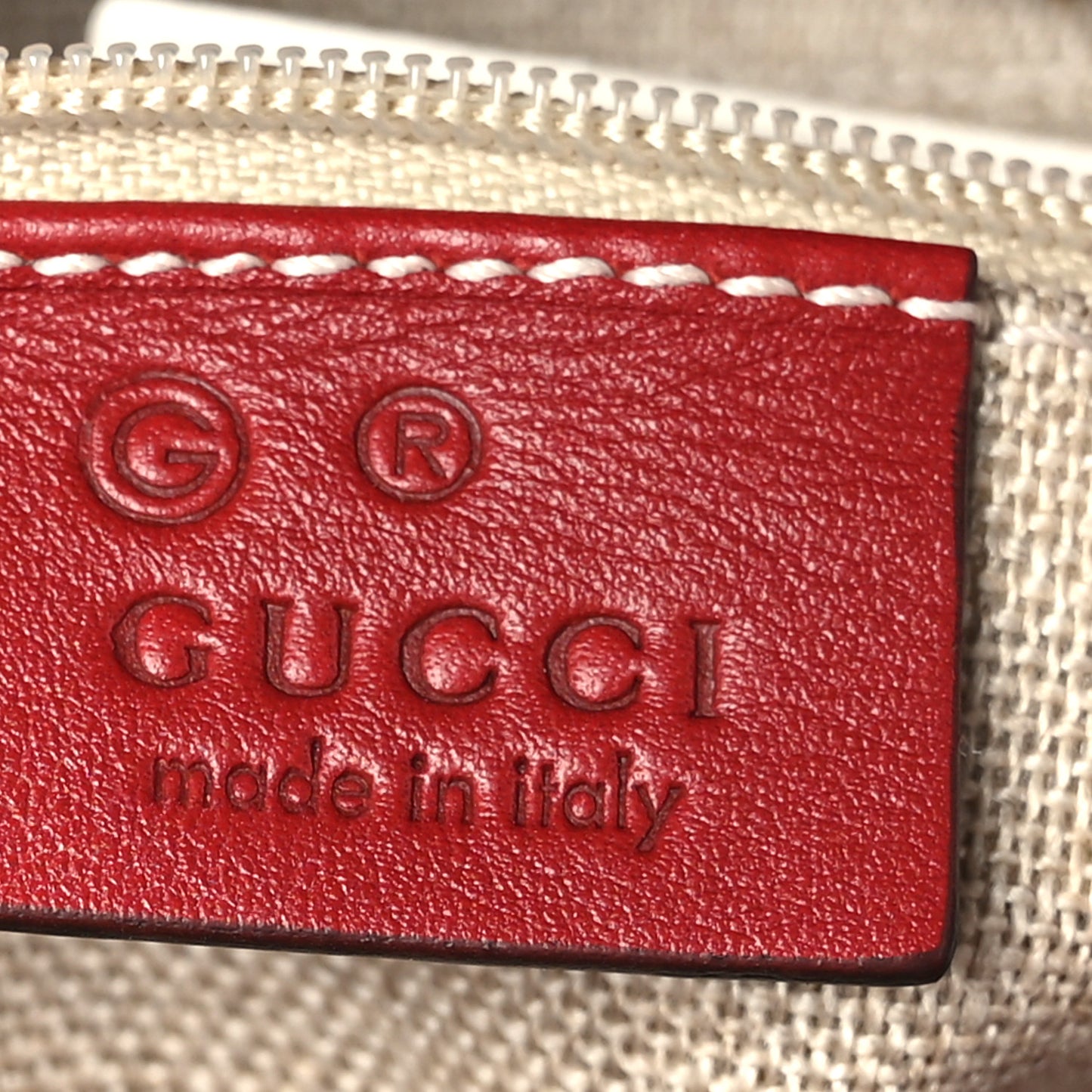 Microguccissima Small Bree Tote Red