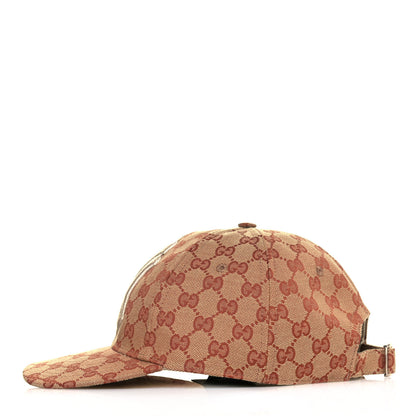 Gucci X MLB Monogram NY Yankees Baseball Hat 57-61 Beige Ruggine 3 of 8