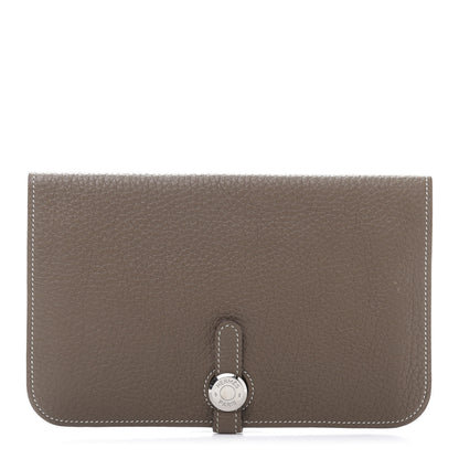 Hermes Togo Dogon Duo Wallet Etoupe 1 of 13