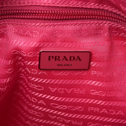 Prada Tessuto Stampato Nylon Saffiano Surf Print Tote Rosa 7 of 11